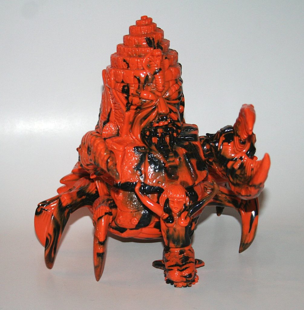 Paul Kaiju Orange & Black Marbled King Jinx