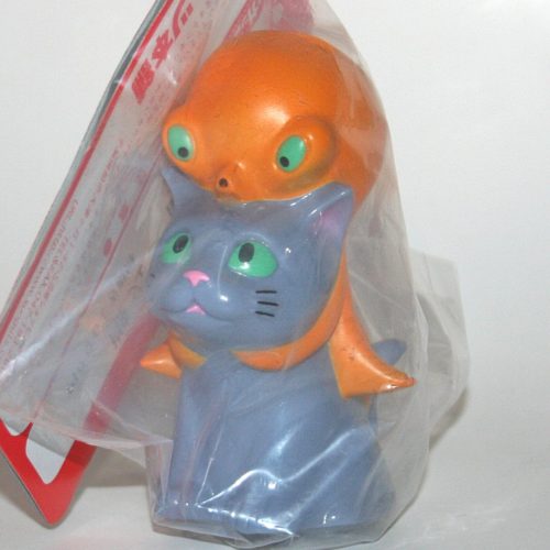 Sunguts Green Eyed Grey and Orange Nekomatas