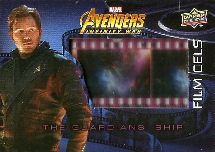 Avengers Infinity War Film Cels FC16 The Guardians Ship Card
