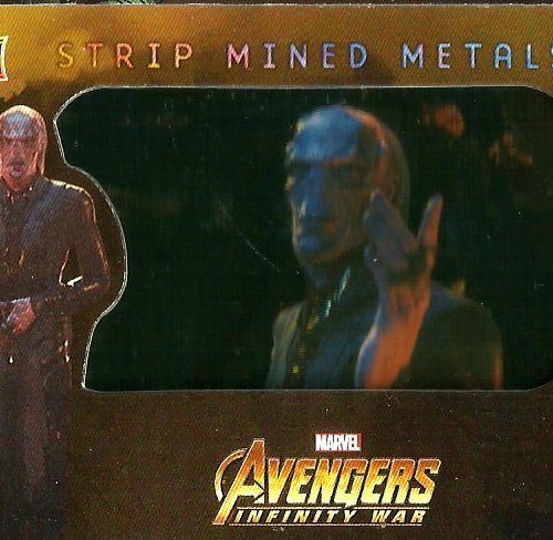 Avengers Infinity War Strip Mined Metals Card SMM10 Upper Deck