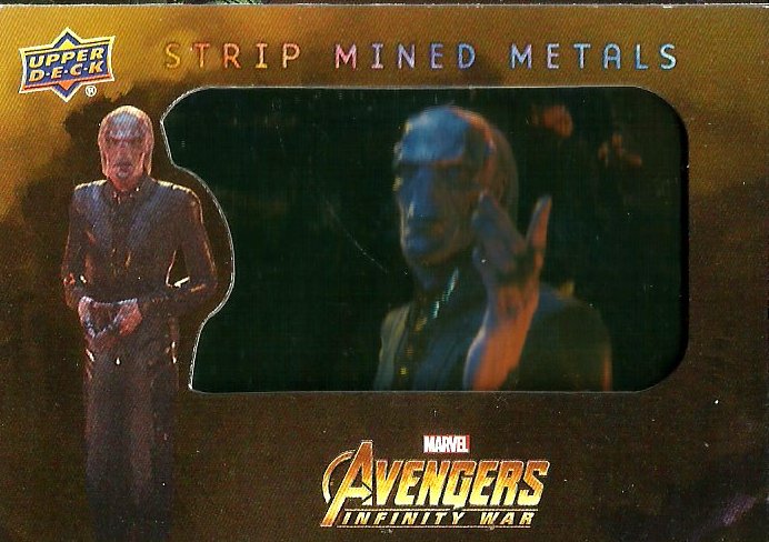 Avengers Infinity War Strip Mined Metals Card SMM10 Upper Deck