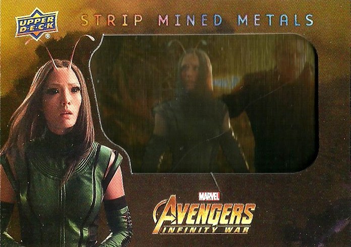 Avengers Infinity War Strip Mined Metals Card SMM3 Upper Deck
