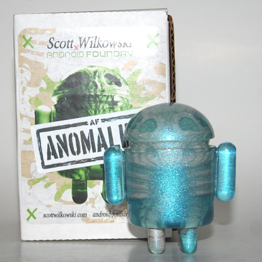 Scott Wilkowski x Android Foundry Blue Glitter Resin Anomalies