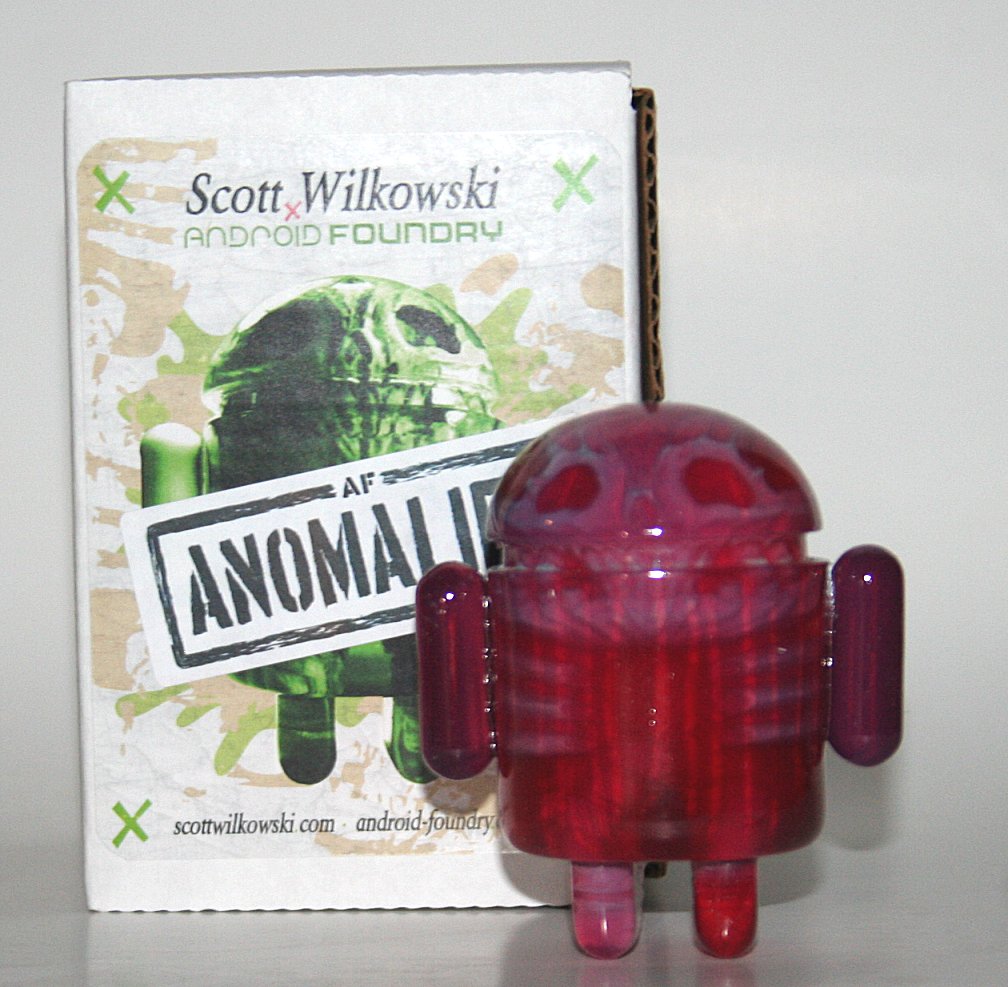 Scott Wilkowski x Android Foundry Red and Blue Resin Anomalies