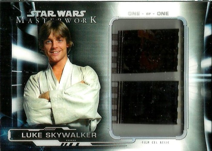 Star Wars Masterwork FC-LS4 Luke Skywalker Film Cel Relic Card