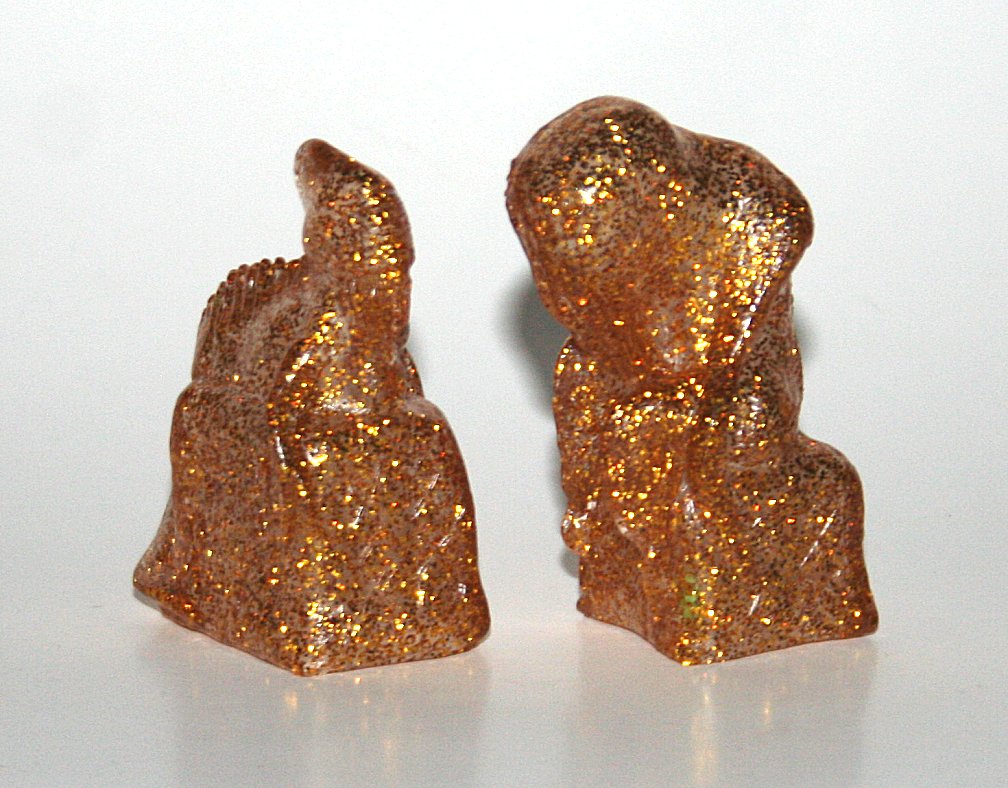 Velocitron Clear Gold Lame Tulu & Bokrug Set