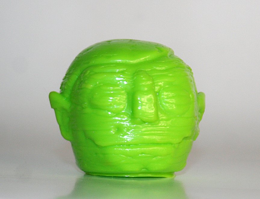 Grody Shogun Limey Green Dracula Mummy Head Only