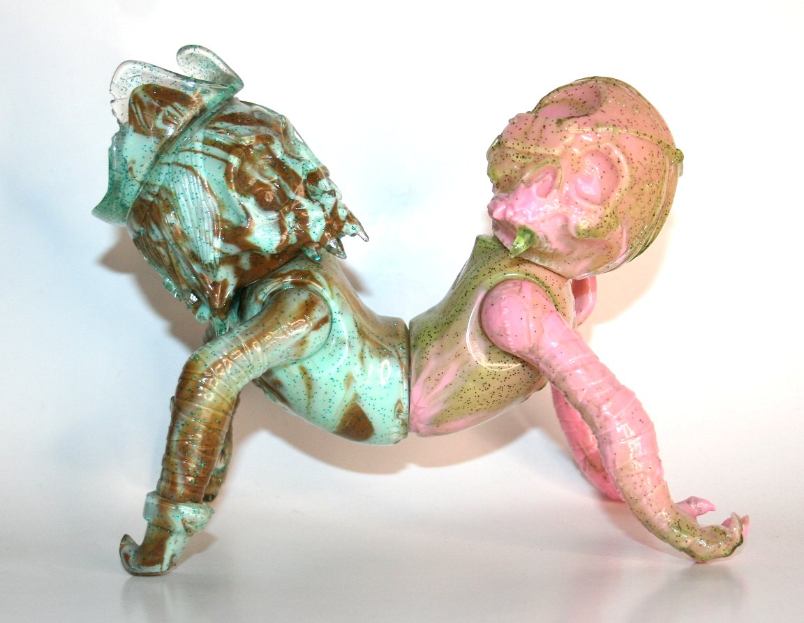 Secret Base x Pushead Double Pour Marbled Siamese Secret Base x Pushead Double Pour Marbled Siamese