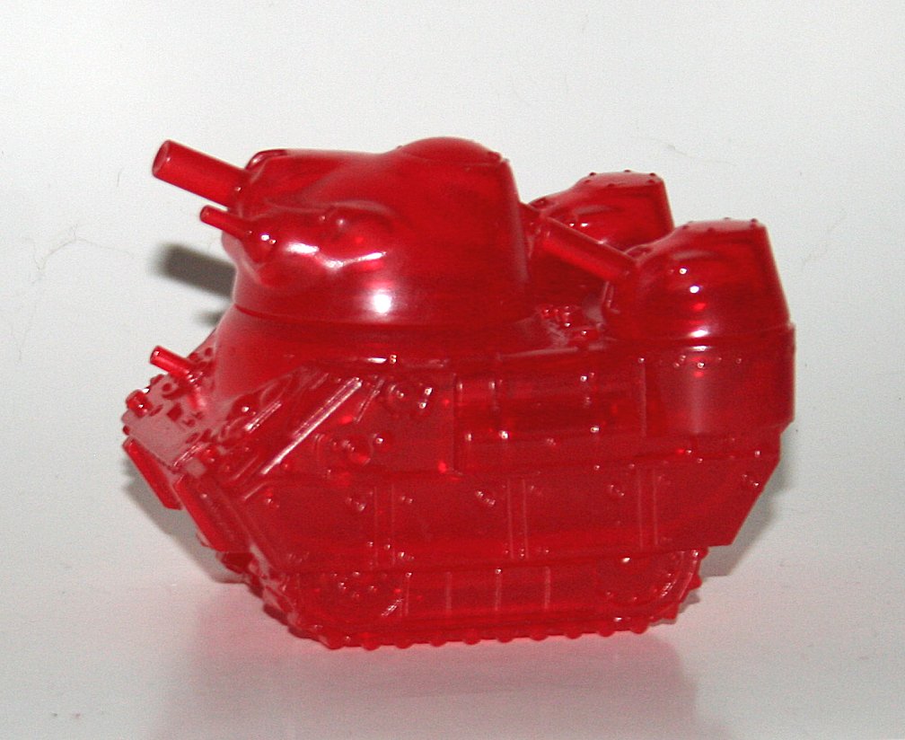 Max Toy Co Clear Red Kaiju Tank
