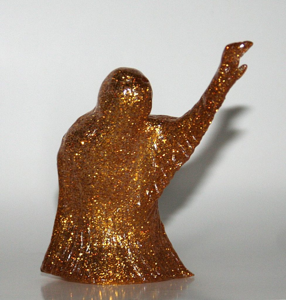 Velocitron Ghoul Gold Glitter Arm Outstretched - Loose