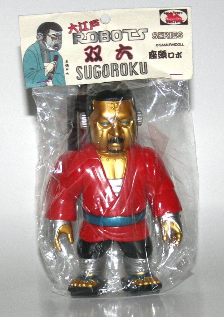 Ooedo Robots Samurai Doll Red and Gold Suoroku Vinyl Figure
