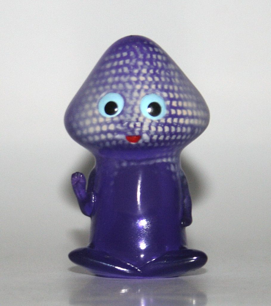 Sunguts Clear Purple and Cream Spotted Mini Matsutake Teacher