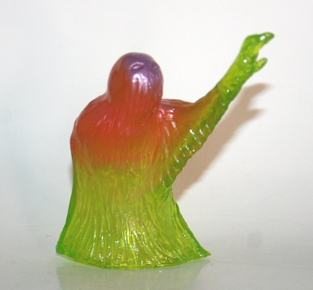 Velocitron Ghoul Clear Green Arm Outstretched
