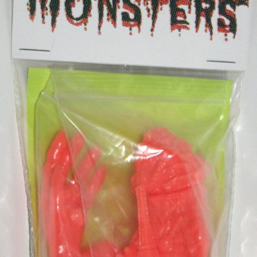 beaK Orange Sherbet Glow In Dark Mini Monster Set