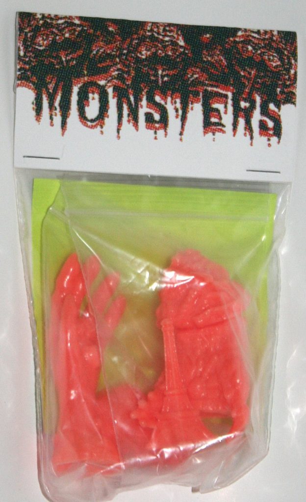 beaK Orange Sherbet Glow In Dark Mini Monster Set