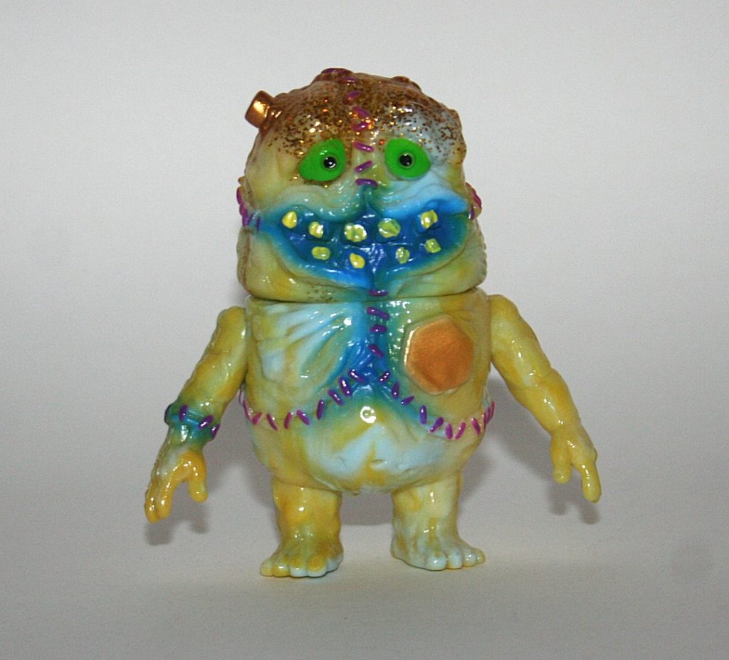 Splurrt Painted Yellow and Blue Marbled Cadaver Kid