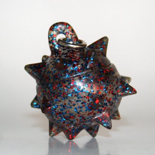 Bemon Clear Blue and Red Lame Bemon Ball
