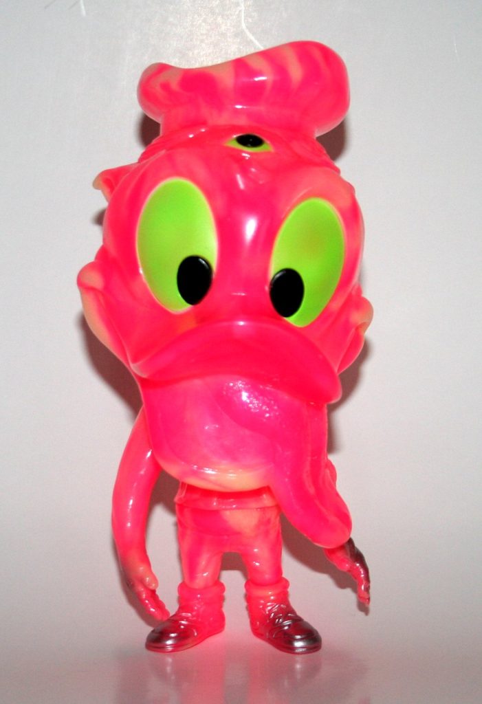 Hateball Marbled Pink and Glow Zinewolf