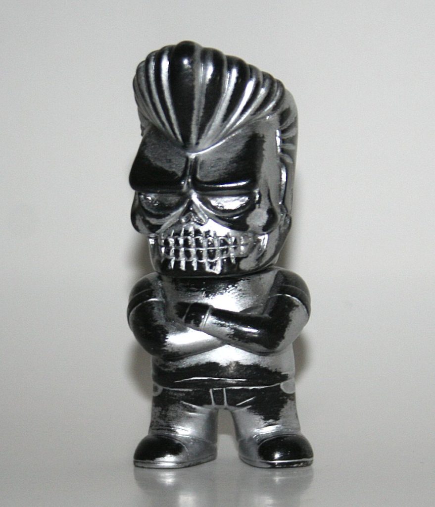 Skull Toys Black and Silver Johnny