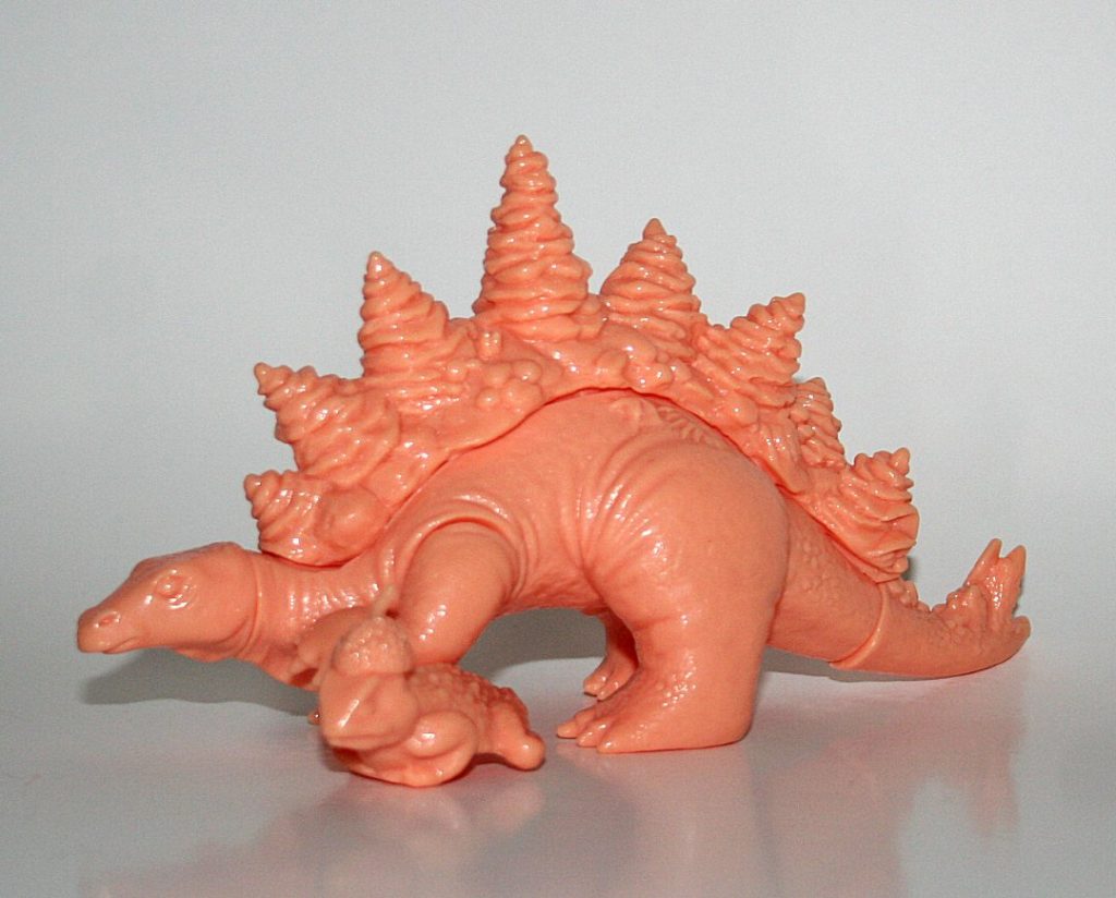 Stegoforest Toy Unpainted Flesh Stegoforest and Acorn Warrior