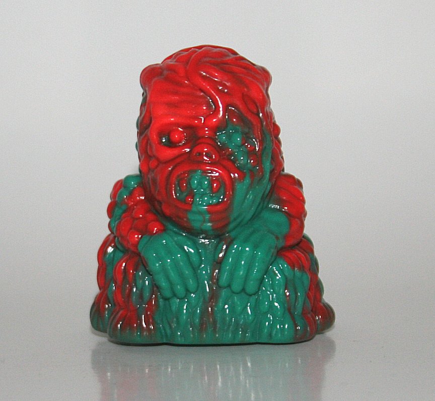 Unbox x Vilesore Who Goes There Green and Red Marbled Spiderman V3
