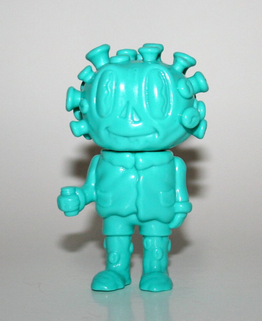 Vincent Scala Teal Little Virus
