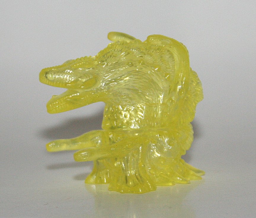 Marusan Kaiju Encyclopedia Unpainted Clear Yellow Biollante