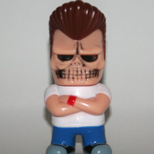 Skull Toys Full Color White T Shirt Johnny