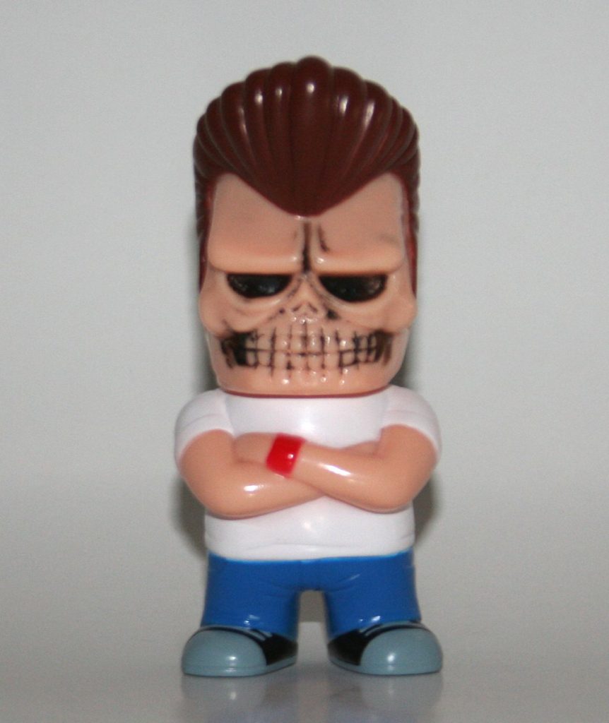 Skull Toys Full Color White T Shirt Johnny