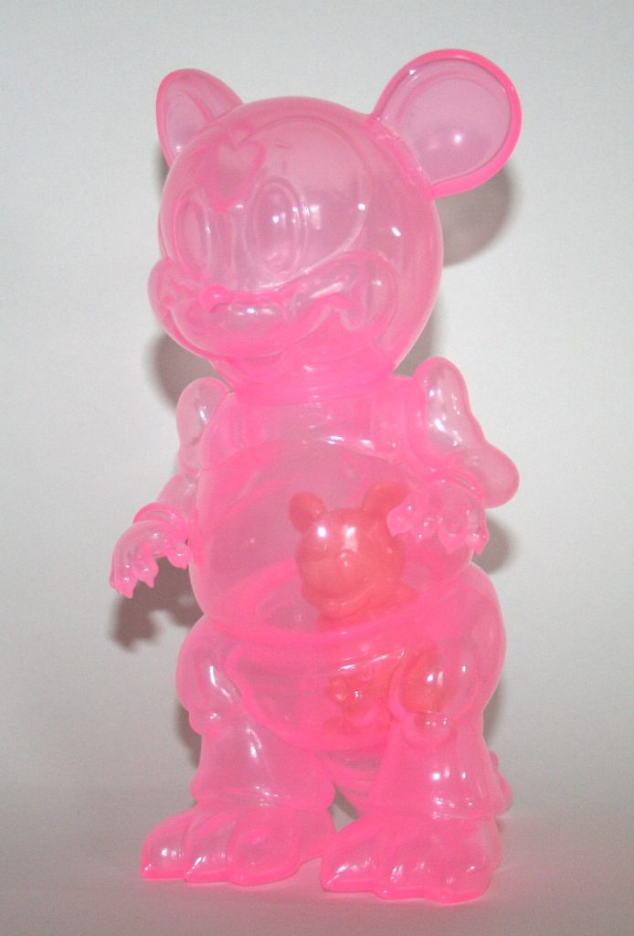 Blackbook Toy x Ron English Clear Pink Mousezilla and Mini