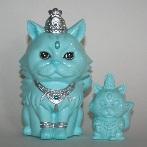 Kuidaore Toy Tiffany Blue Nyanzeon with Omake