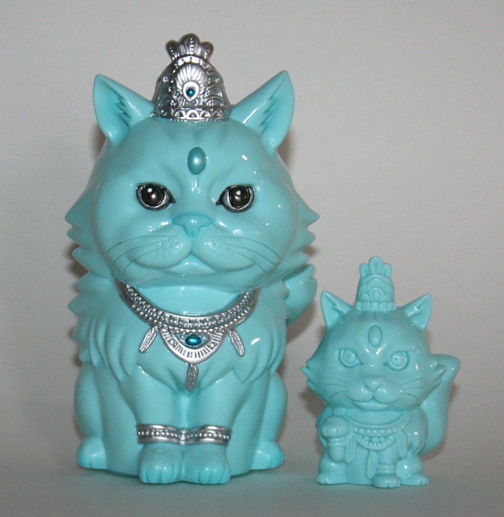 Kuidaore Toy Tiffany Blue Nyanzeon with Omake