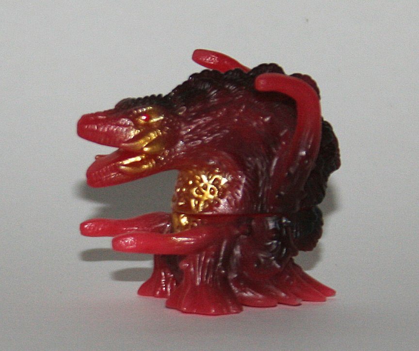 Marusan Kaiju Encyclopedia Red and Gold Biollante