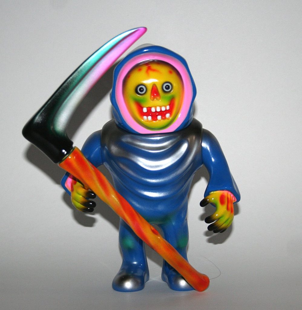 カマドクロ　SYNAPSE TOY　ILLSYNAPSE　（IZUMONSTER Ill Synapse Blue DCon Karma Dokuro Sofubi Figure | Vicious Fun