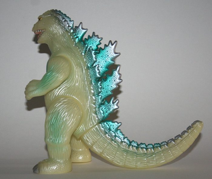 ゴジラ ソフビ マルサン Godzilla 1962 Blue Glitter マルサン ソフビ ゴジラ Godzilla ゴジラ・グリーン 世紀の大怪獣