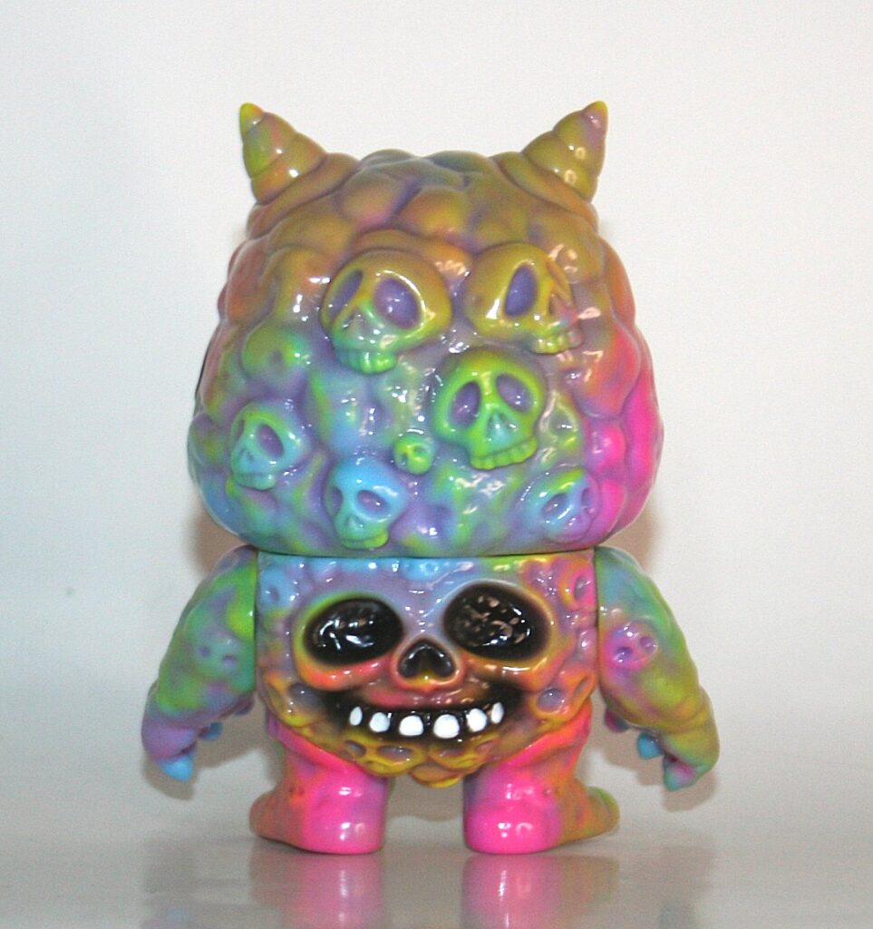 MVH x Unbox Painted Marbled Chibi Death DX Sofubi Figure | Vicious Fun