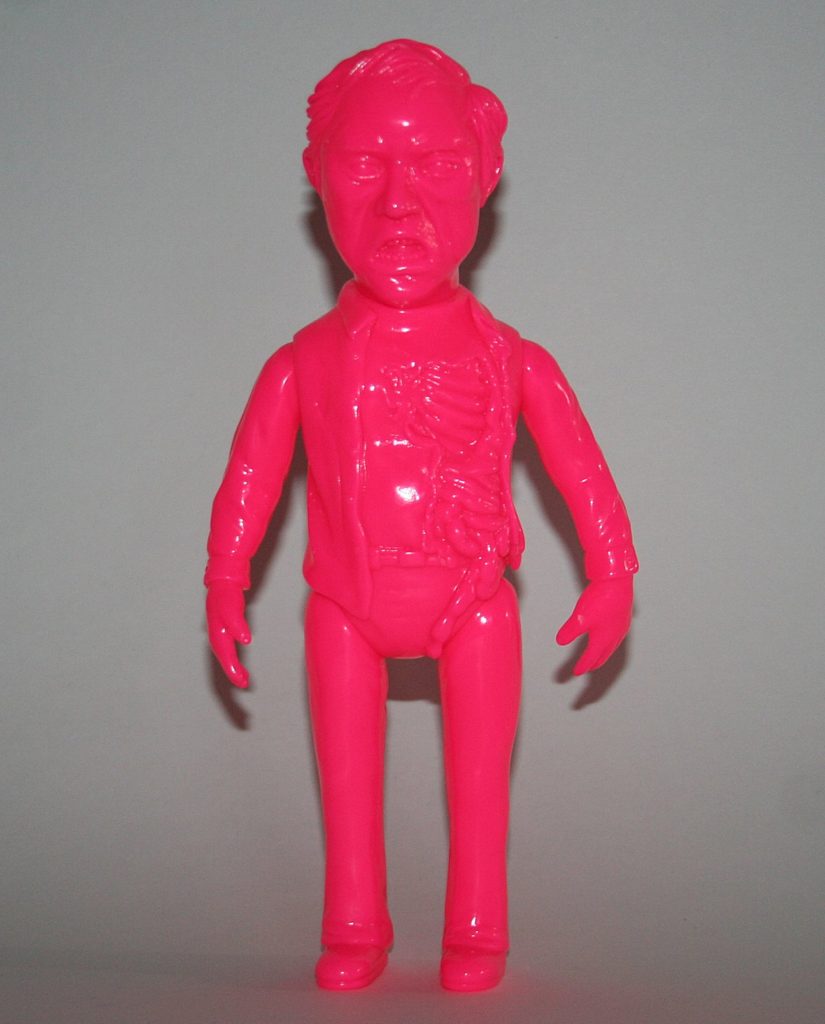 Zollmen Unpainted Neon Pink Zombie Sofubi Figure | Vicious Fun