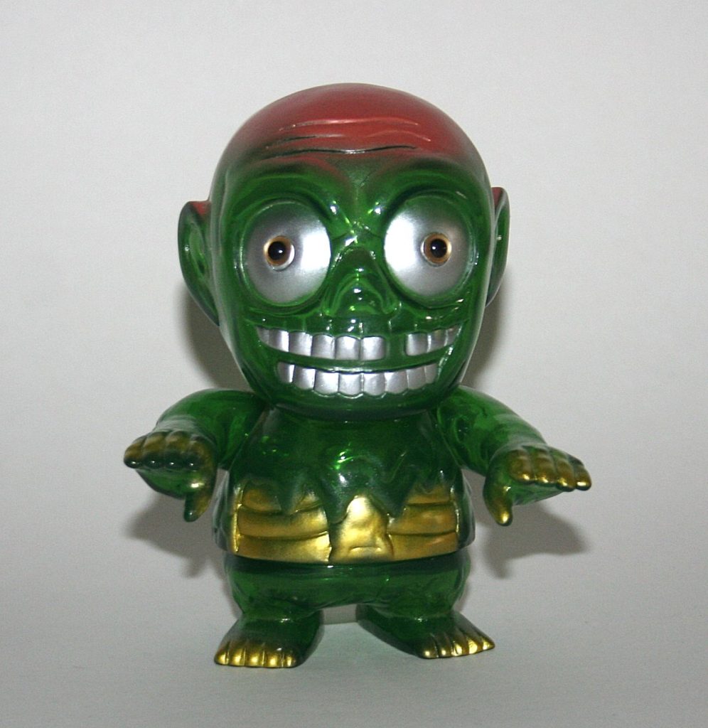 Uncut Nightmare On a Holy Night Clear Green Mud Tar Boy