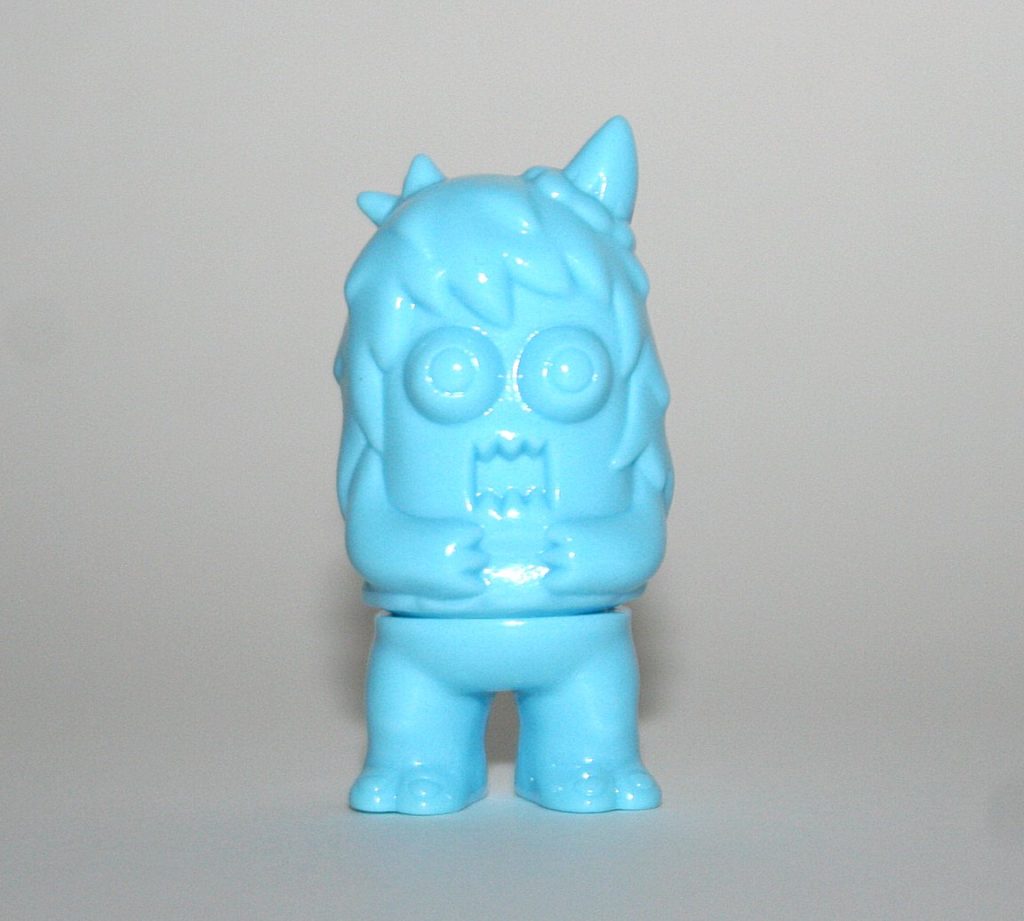 Rampage Toys Unpainted Robin Egg Blue Micro Ugly Unicorn