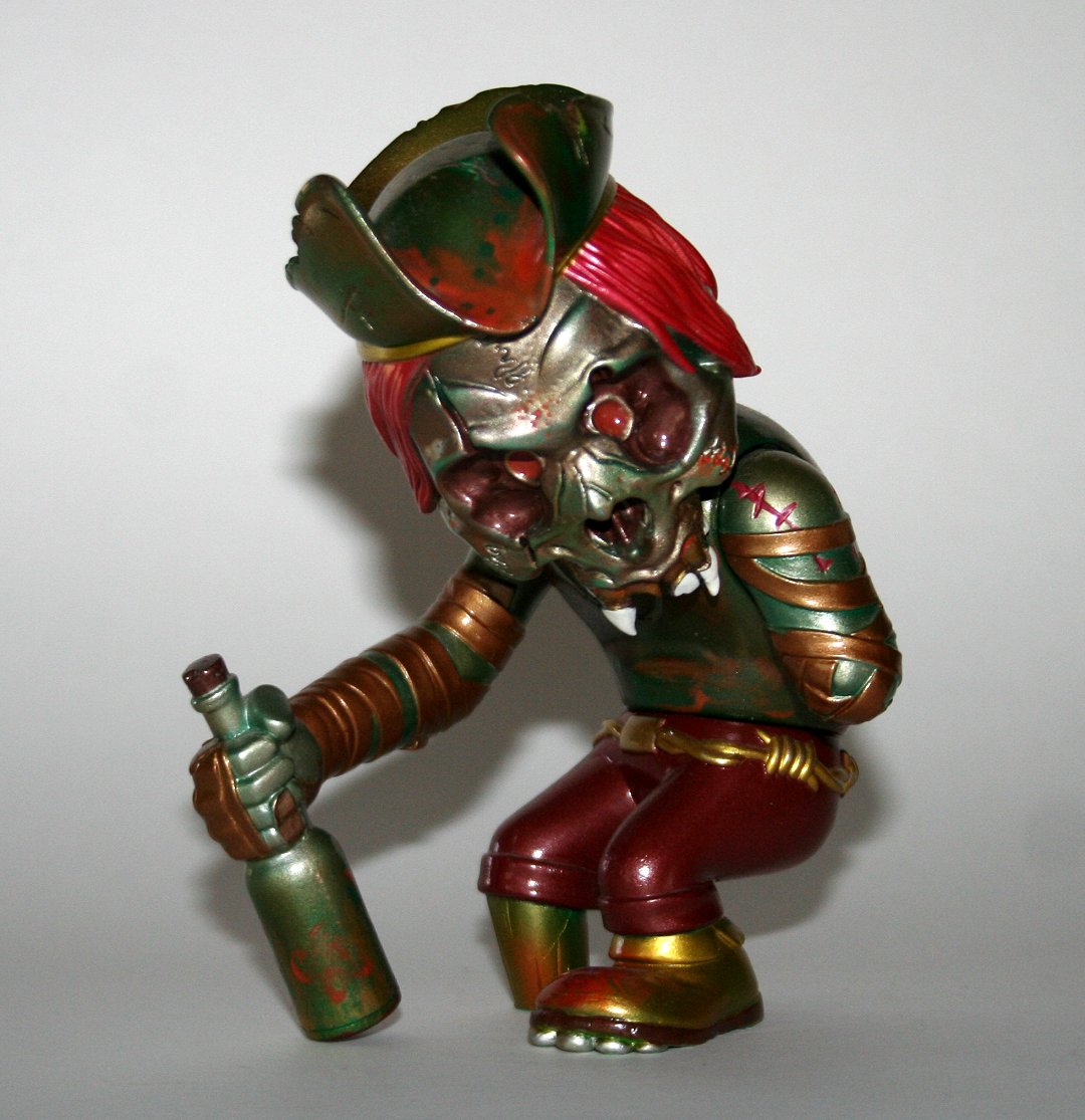 新品未開封】SECRETBASE×PUSHEAD 「skullORM&CAPTAIN siamese」(金ラメ  