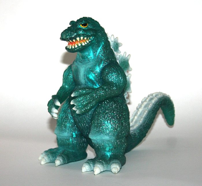 G Memories Selection 7” 1954 GODZILLA Clear Glitter Hazawa-Gumi Sofubi  Marusan