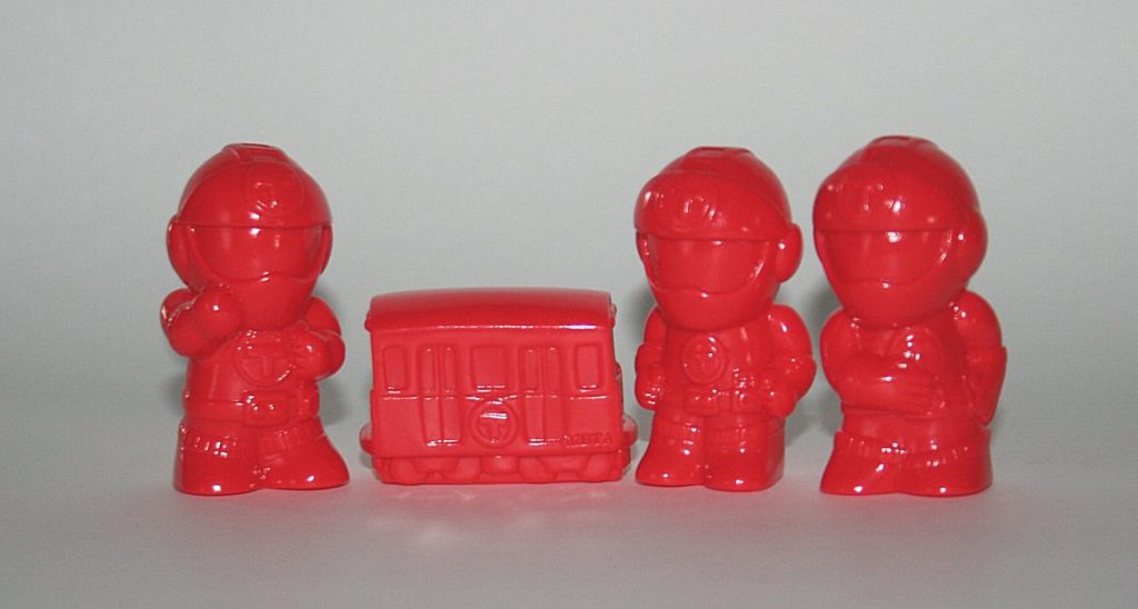 Science Patrol Unpainted Red T Ranger Set