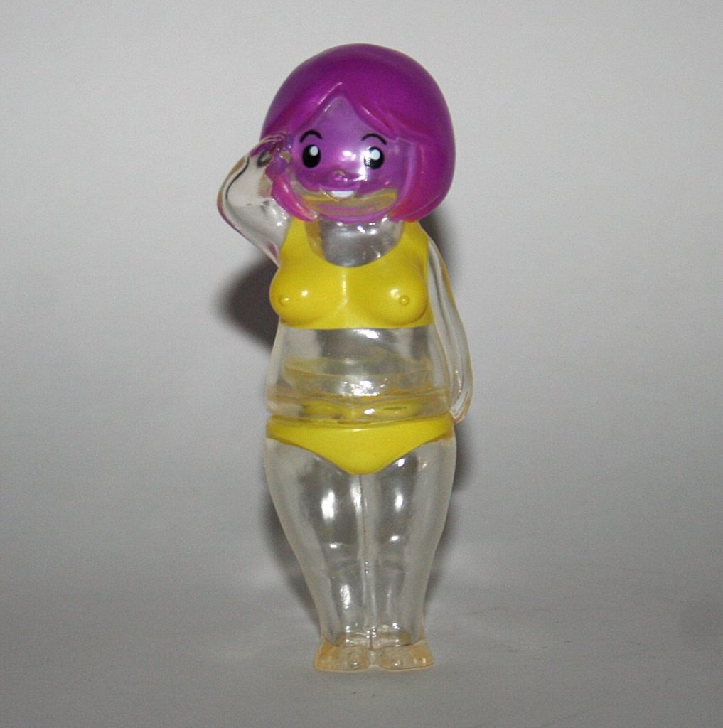 Sunguts Yellow and Purple Swimsuit Azuki