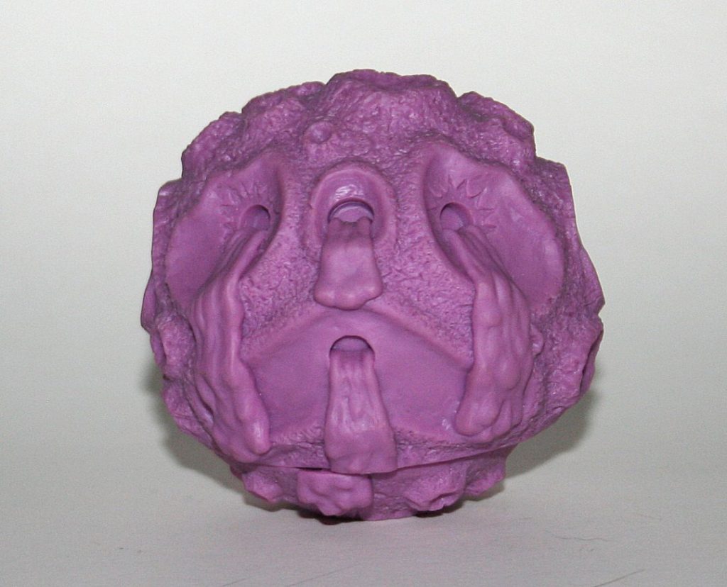 TruTek Unpainted Purple Oozeball with Squeaker