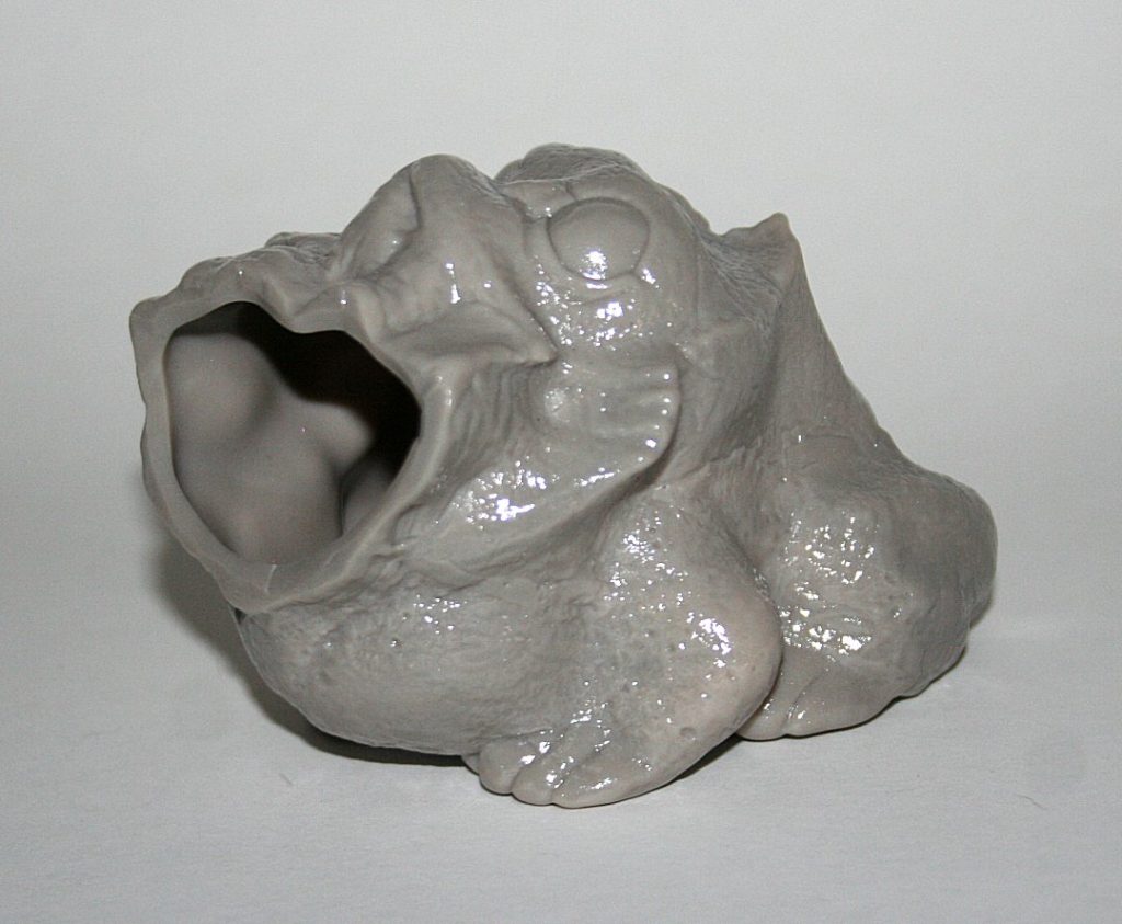 Grody Shogun Unpainted Grey Frogface