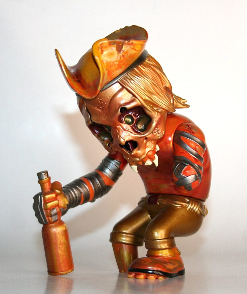 Secret Base x Pushead Ye Golden Swig FHP SkullCaptain