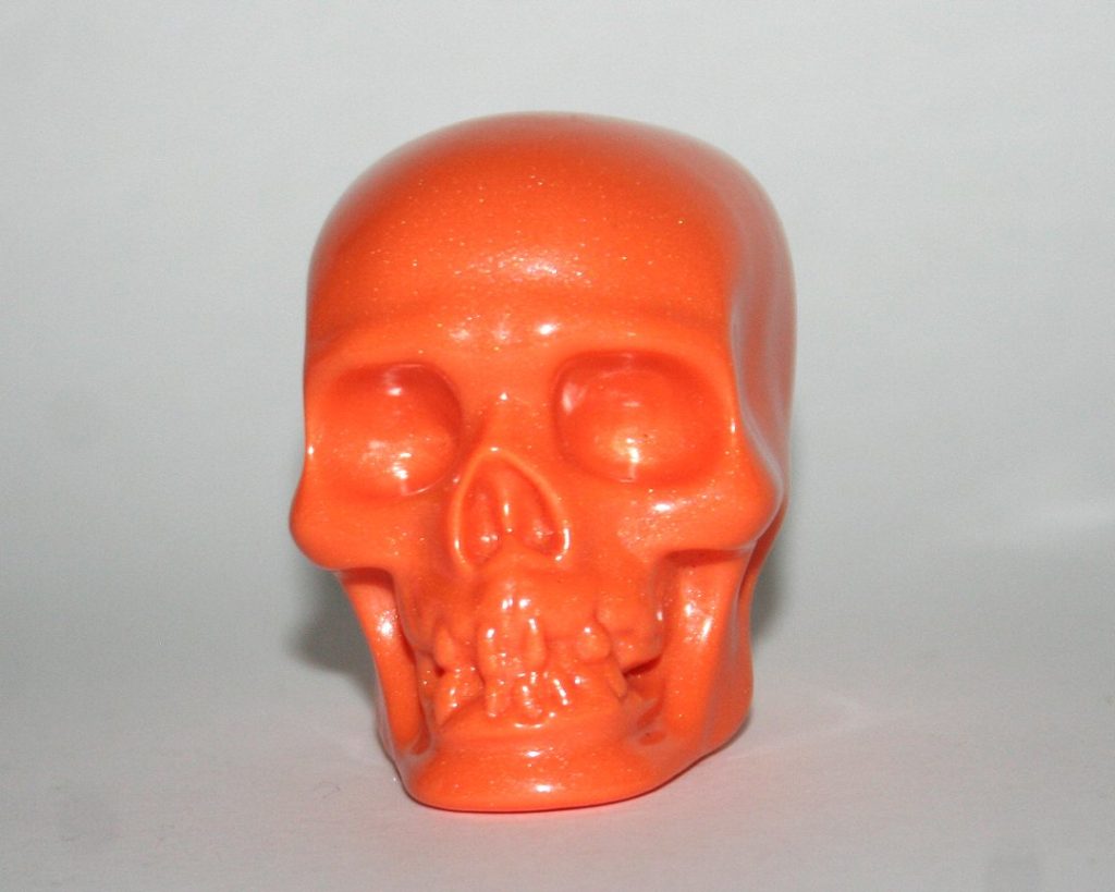 Blitzkrieg Toys Unpainted Orange Lame Skull