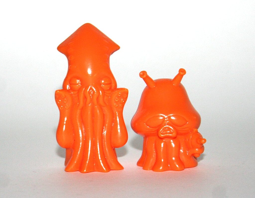Y & G Space Invaders Orange Eager and Cote