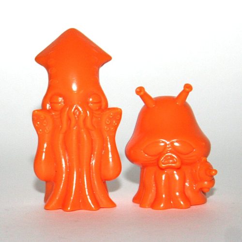 Y & G Space Invaders Orange Eager and Cote