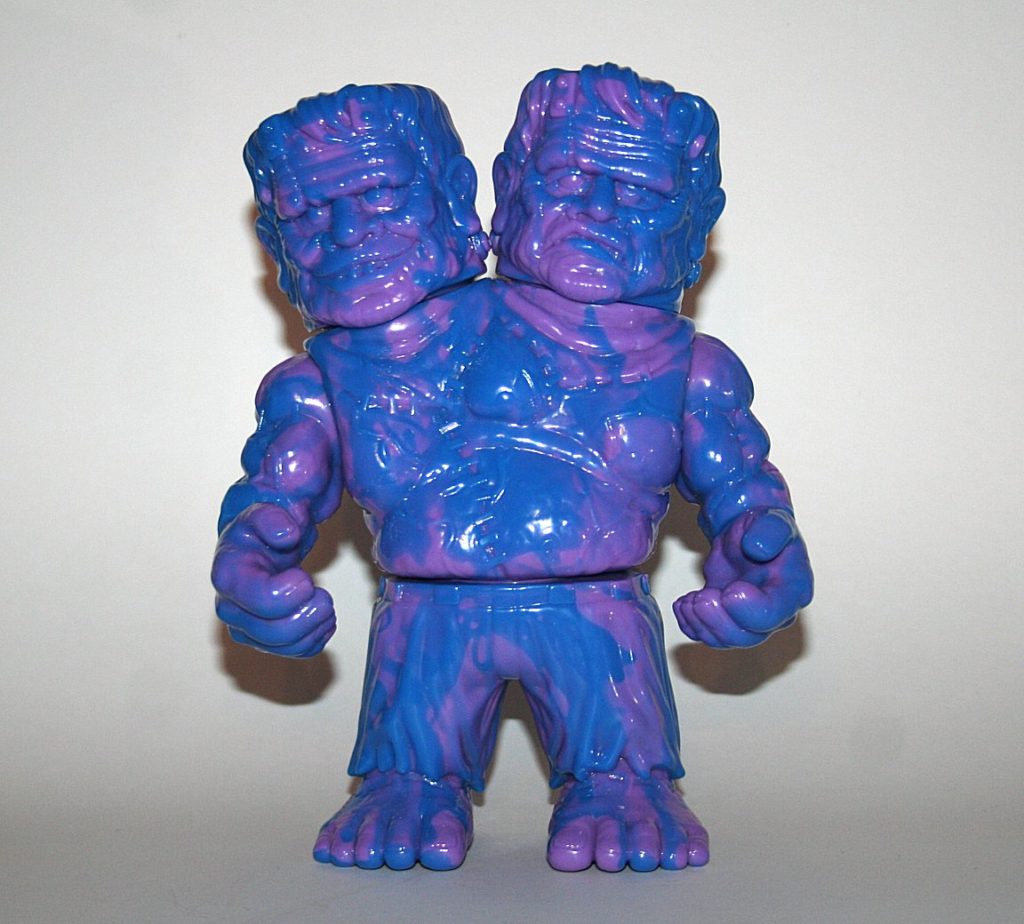 Planet X Asia Unpainted Blue and Purple Marbled Two Head Creep
